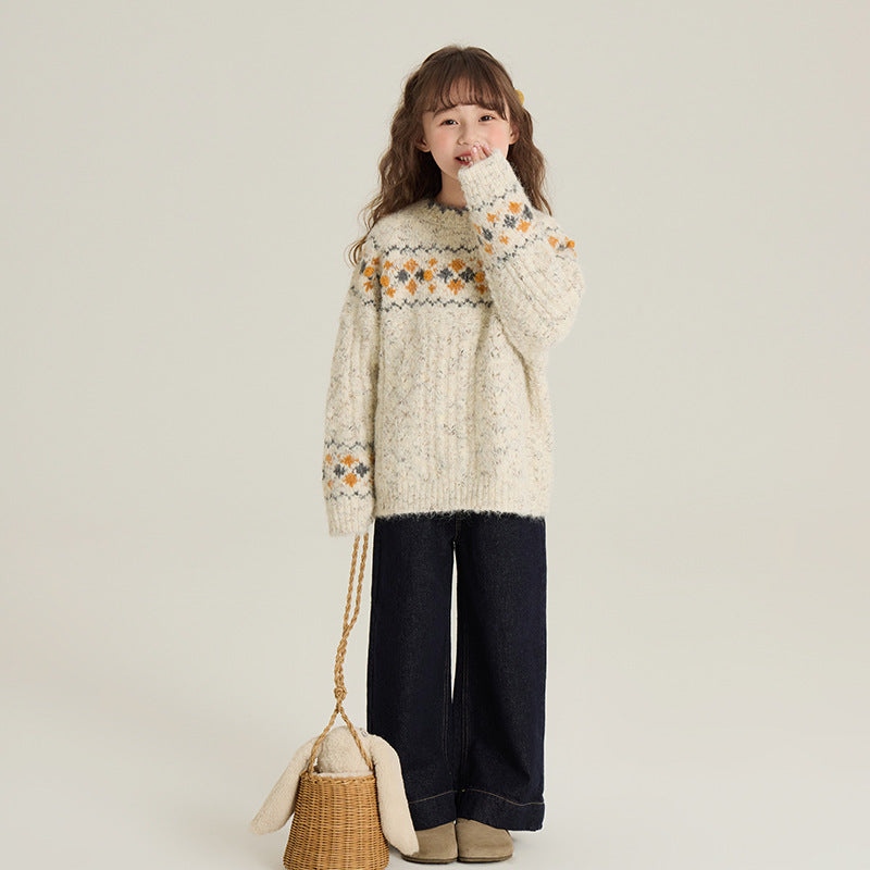 Retro Idle Style Thickened Knitting Top