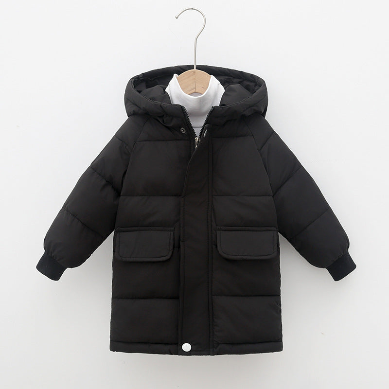 Children's Cotton Hooded Thickened Jacket