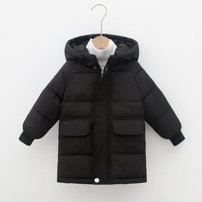 Children's Cotton Hooded Thickened Jacket