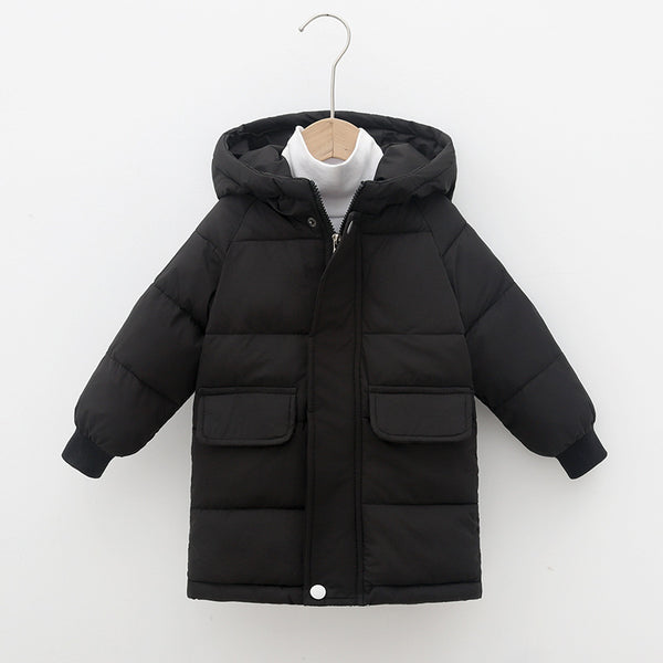 Children's Cotton Hooded Thickened Jacket