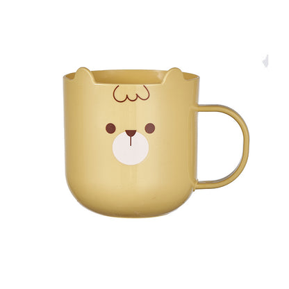 Plastic Bear Pattern Tooth Cup