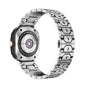Butterfly Clasp Metallic Stainless Steel Strap