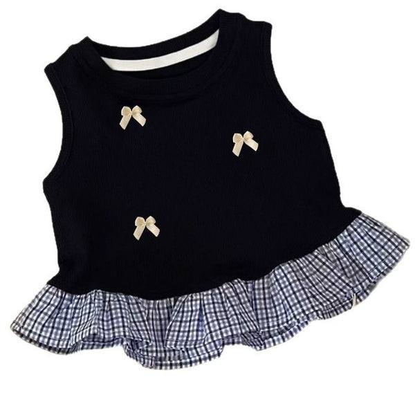 Children's Vest Top Girls' Western Style