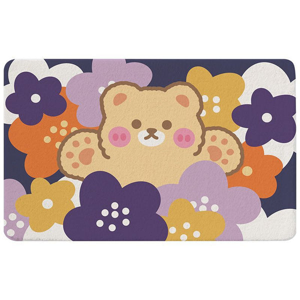 Tapis de sol absorbant pour entrée de salle de bain