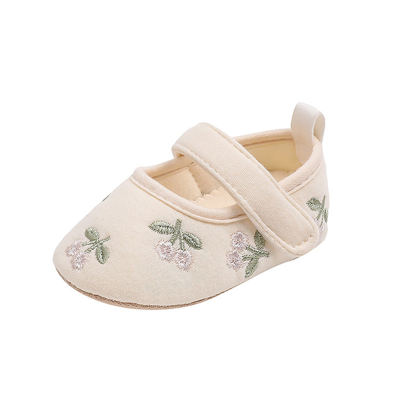 Cotton Small Embroidery Shoes