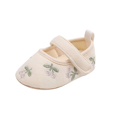Cotton Small Embroidery Shoes