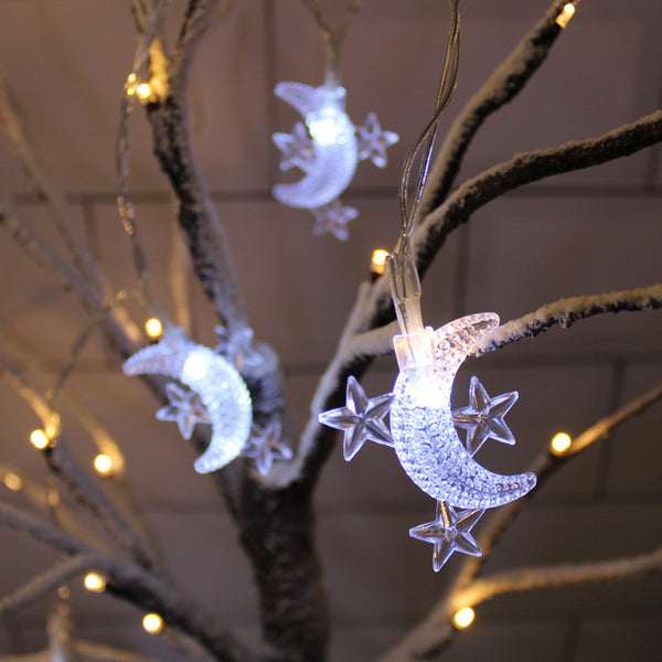 Cute Star Moon Decorative String Lights