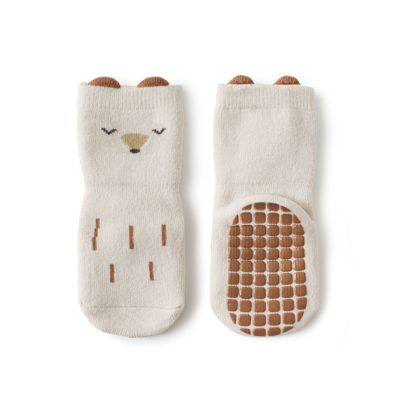 New Baby Floor Loose Leg Cute Cartoon Toddler Socks