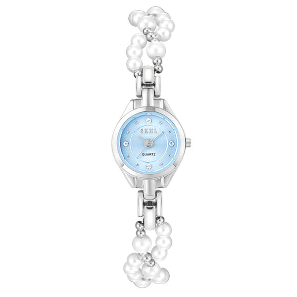 Montre décontractée élégante pour femme avec bracelet en acier