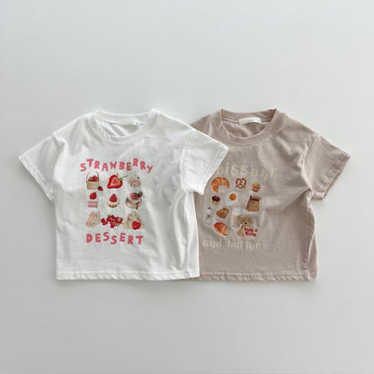 Children’s Short Sleeve Strawberry Top