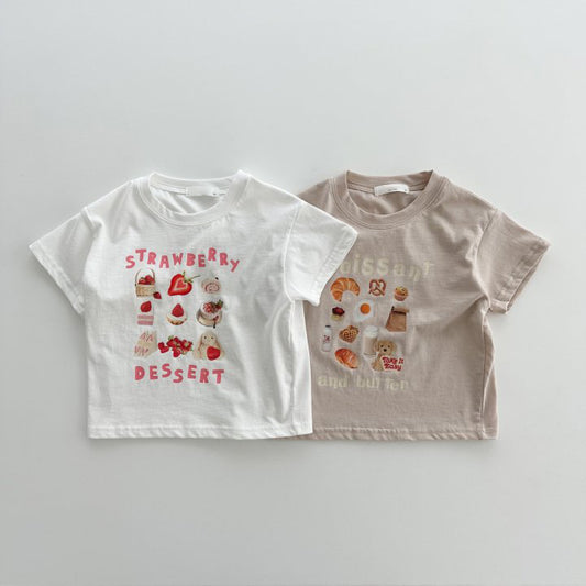 Children’s Short Sleeve Strawberry Top