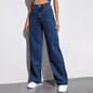 High Waist Wide Leg straight Jeans