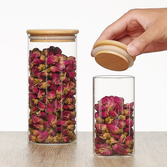 Borosilicate Sealed Glass Storage Tank Kitchen Household