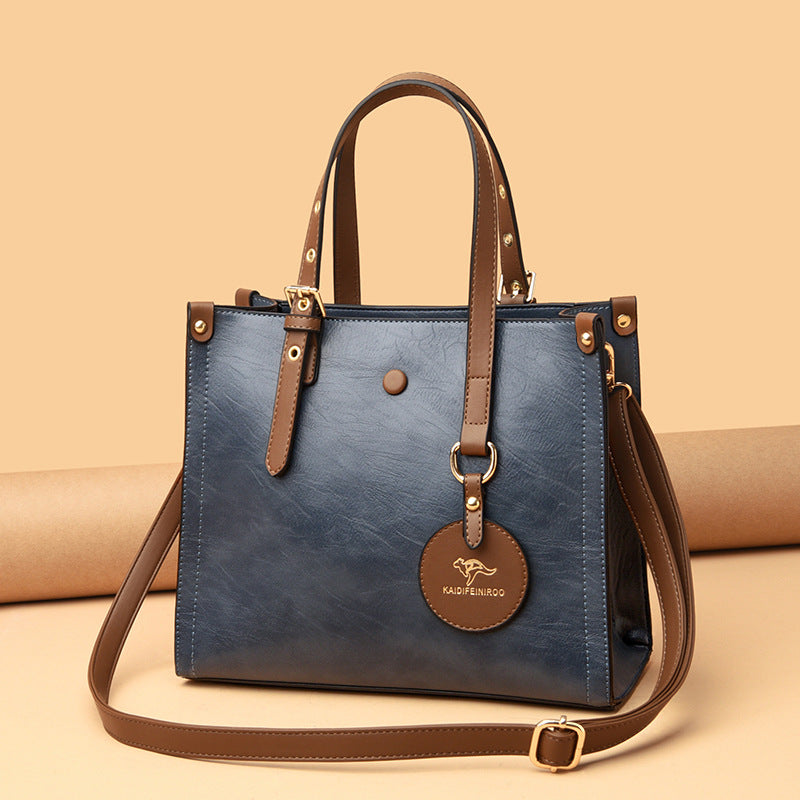 Womens Oil Wax Elegant Bag