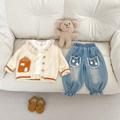Baby Jacquard Knitted Cardigan