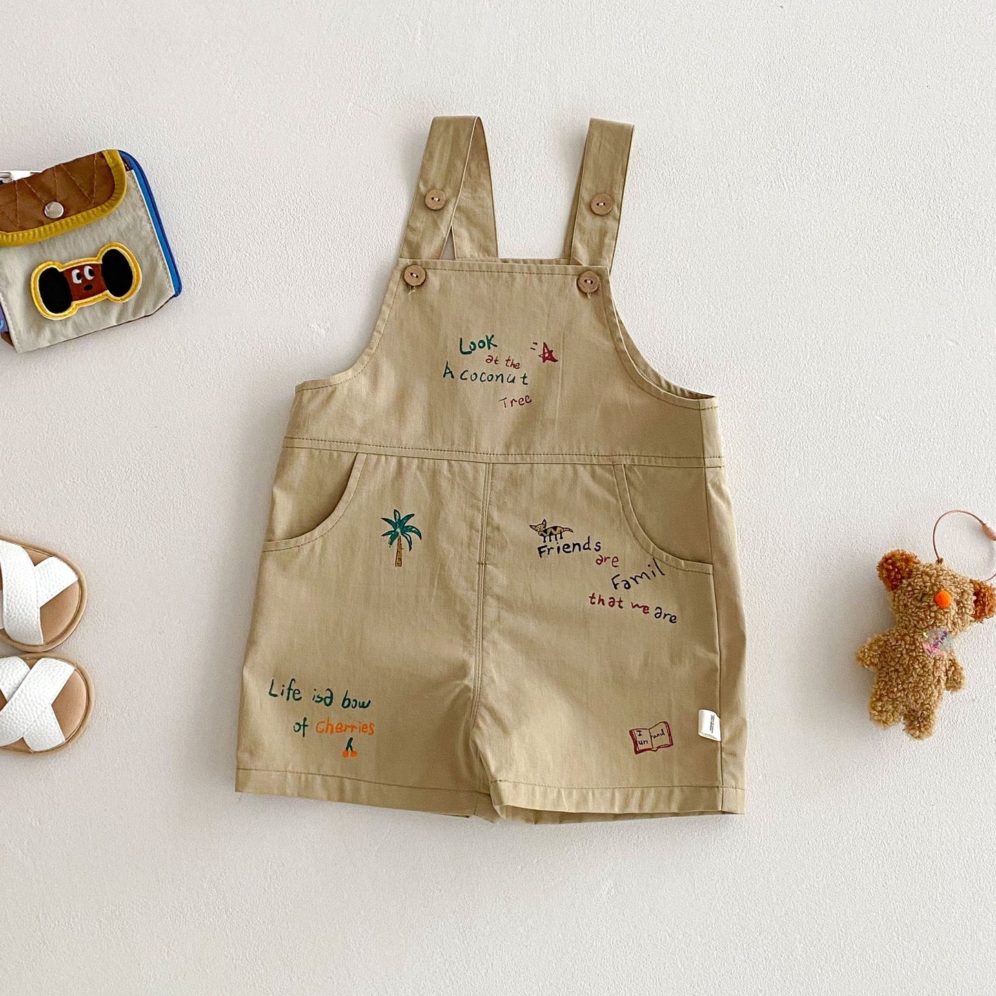 Baby Korean Style Suspender Pants