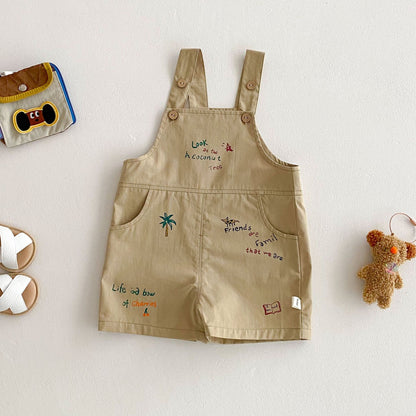 Baby Korean Style Suspender Pants