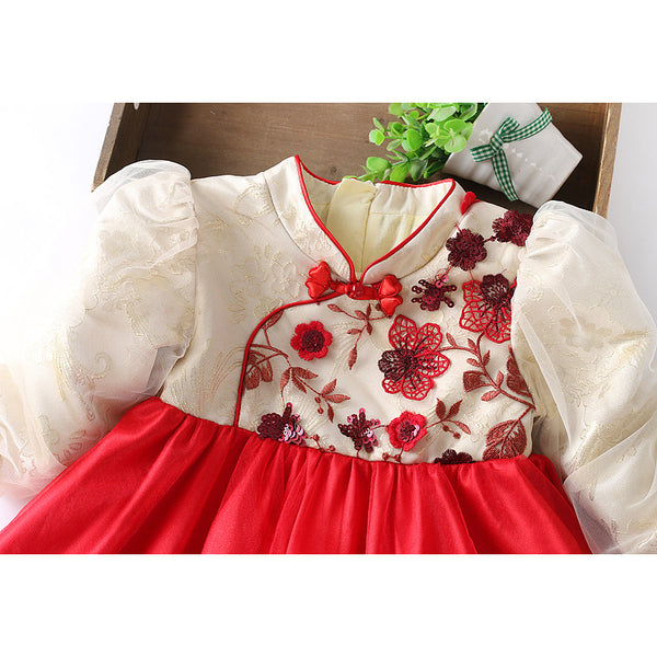 Robe de filles à la mode