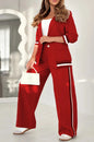 Fashion Rib 2 Pieces Women's Suit