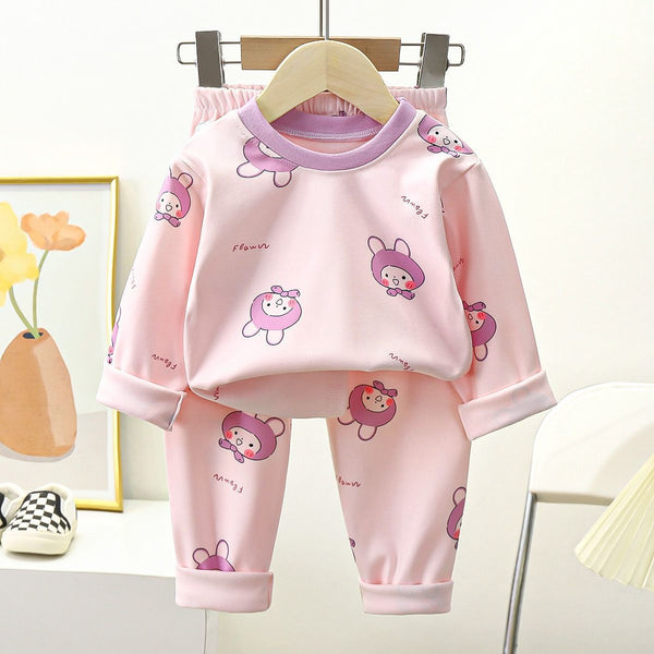 Kids Two-piece Warm Pajamas