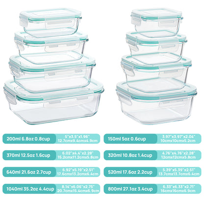 Microwaveable Heating Glass Lunch Box