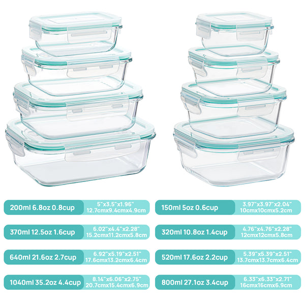 Microwaveable Heating Glass Lunch Box