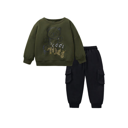 Boys Sweater Two-piece Set