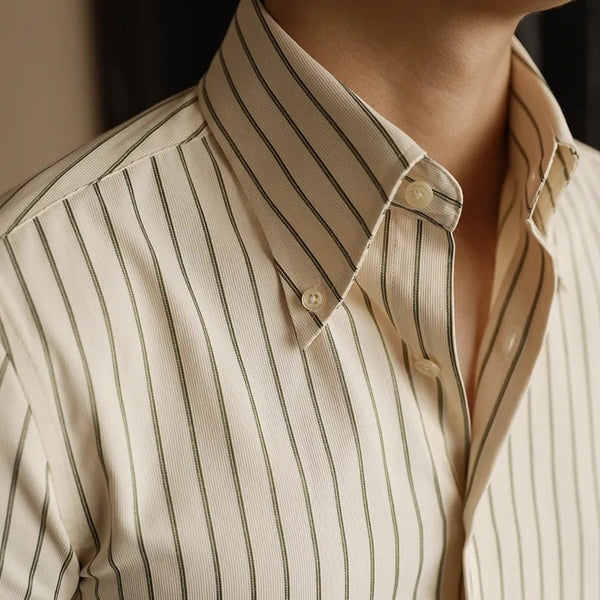 Men's Slim-Fit Non-Iron Dress Shirt