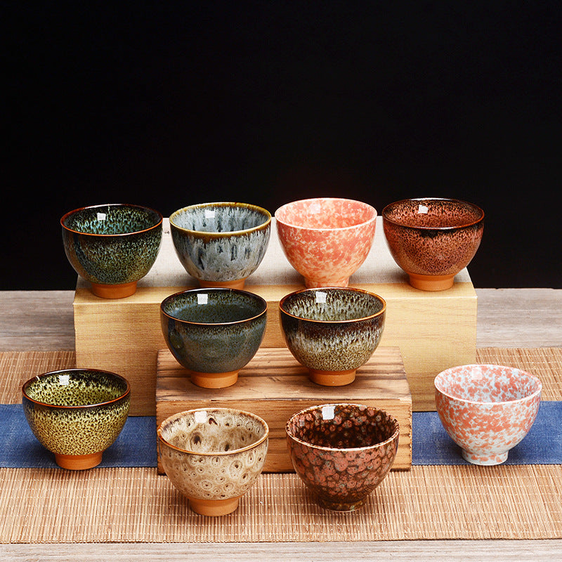 Colorful Teacup Set Gift Box Suit