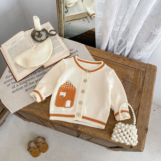 Baby Jacquard Knitted Cardigan