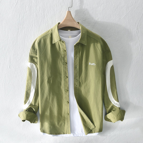 Mens Loose Casual Shirt Coat