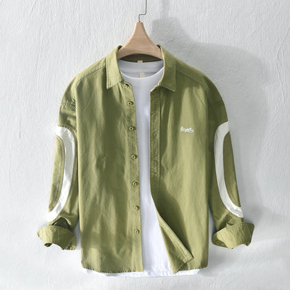 Mens Loose Casual Shirt Coat