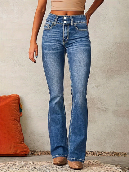 Womens Washed Skinny Retro Stretch Jeans