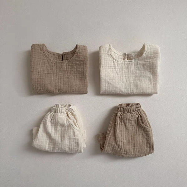 Children's Breathable Vest and Shorts Set