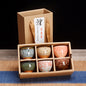 Colorful Teacup Set Gift Box Suit