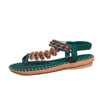 Bohemian Daily Rhinestone Sandals