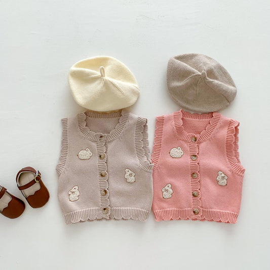 Girls Cardigan Vest