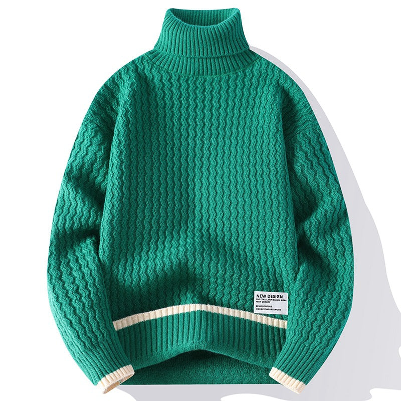 Mens Mock Neck Sweater