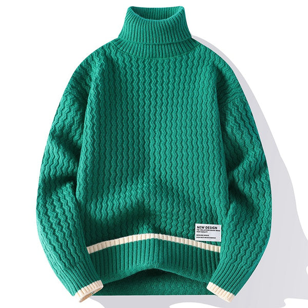 Mens Mock Neck Sweater