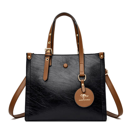 Womens Oil Wax Elegant Bag
