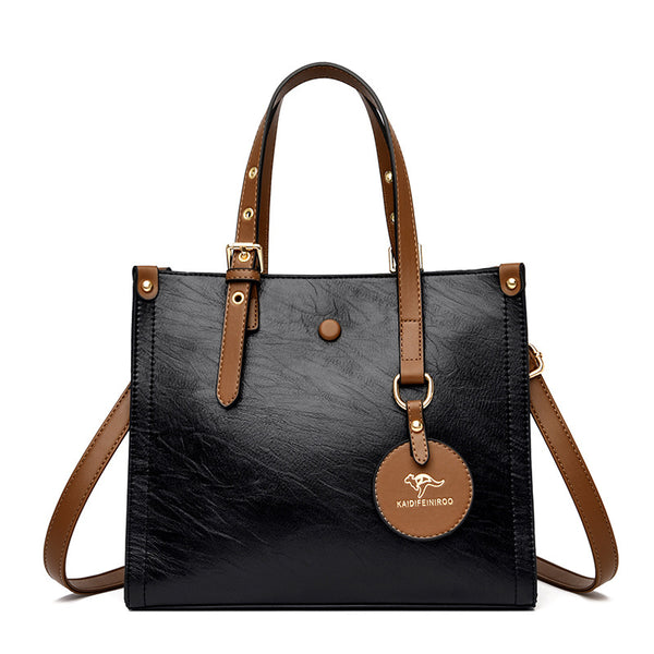 Womens Oil Wax Elegant Bag
