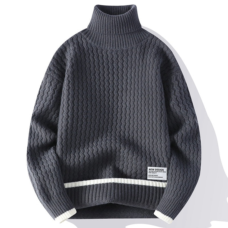 Mens Mock Neck Sweater