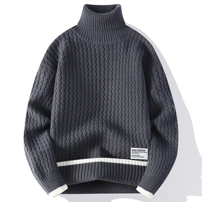 Mens Mock Neck Sweater