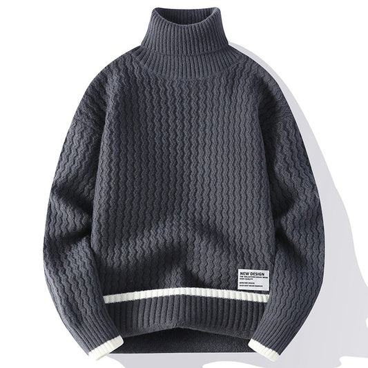 Mens Mock Neck Sweater