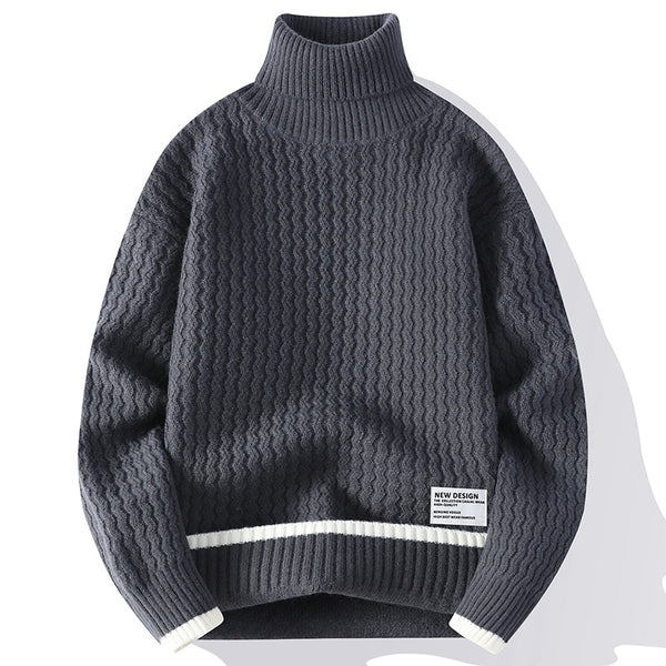 Mens Mock Neck Sweater