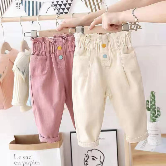 Girls' Fashion New Outdoor Casual Trousers