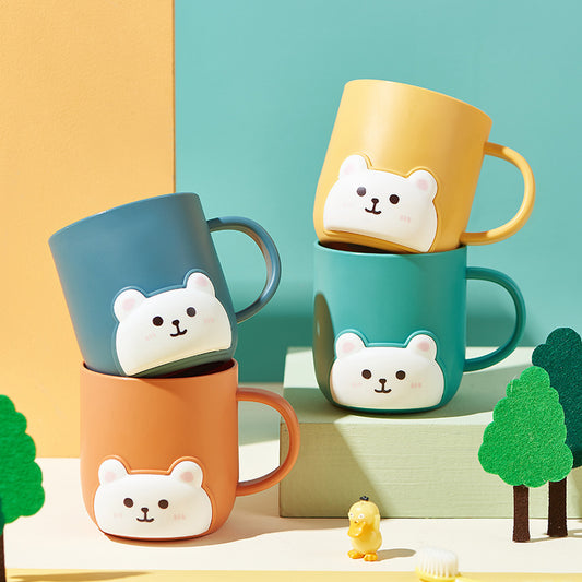 Home Cartoon Bear Gargle Cup Bathroom Thickening With Handle