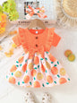 Embroidered Flowers Holiday Party Dress Girl