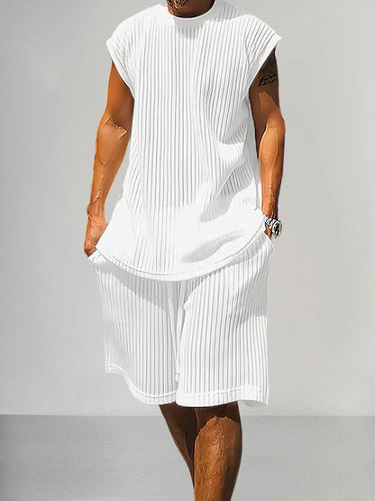 Casual Sweater Suit Men's Loose Vest