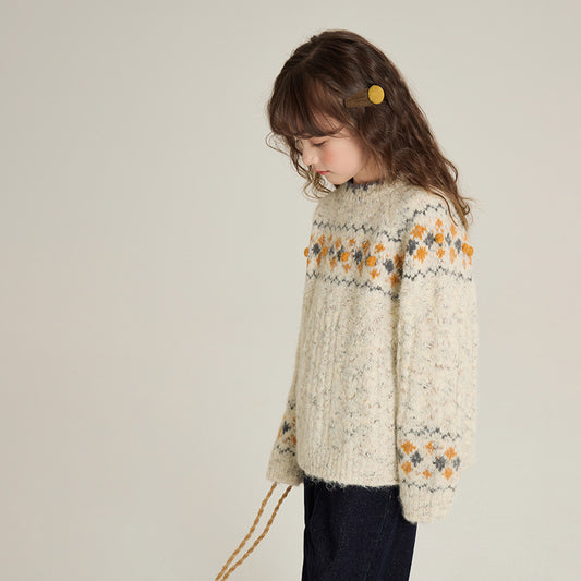 Retro Idle Style Thickened Knitting Top
